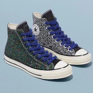 Converse JW Anderson x Chuck 70 Hi 'Glitter Pack Black Multicolor' 164697C 10